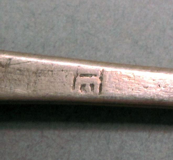 1962.0240.218 Silver spoon mark