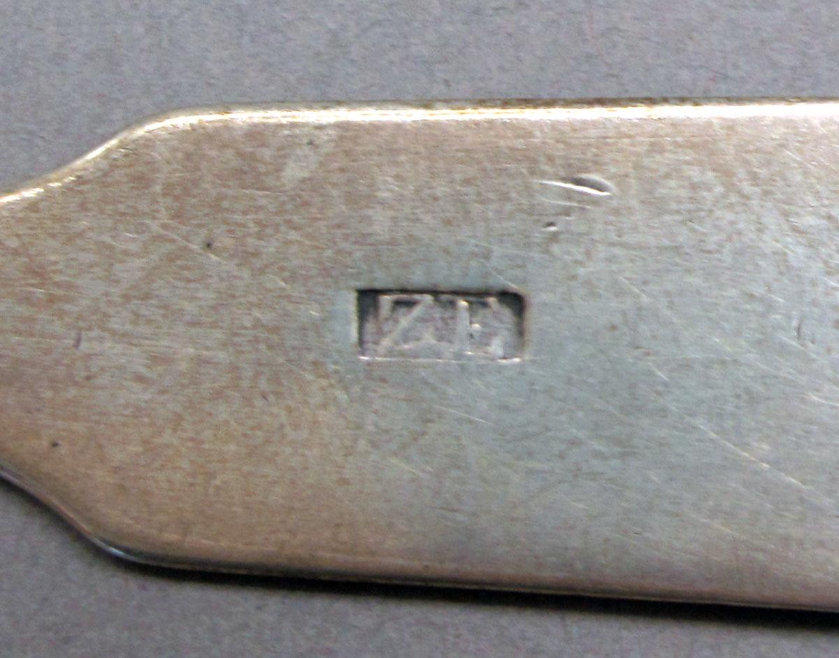 1962.0240.225 Silver spoon mark
