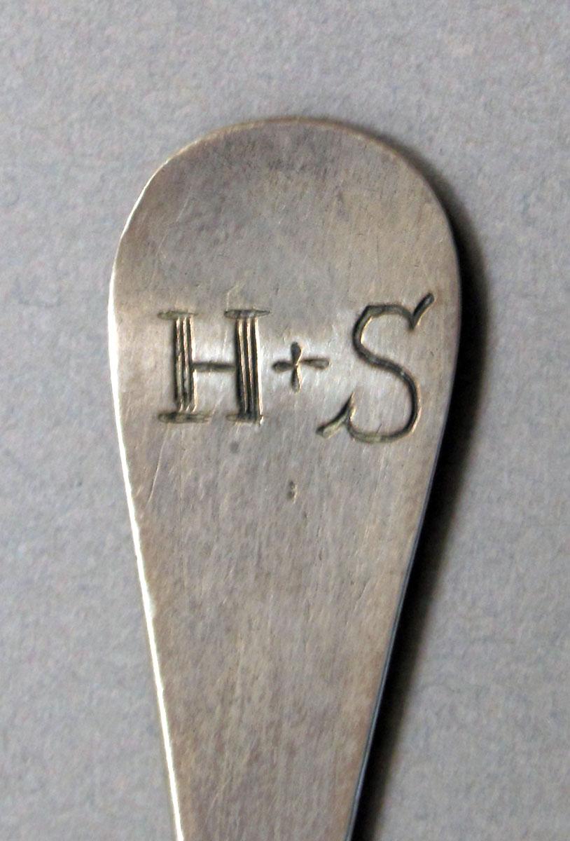 1962.0240.227 Silver spoon engraving