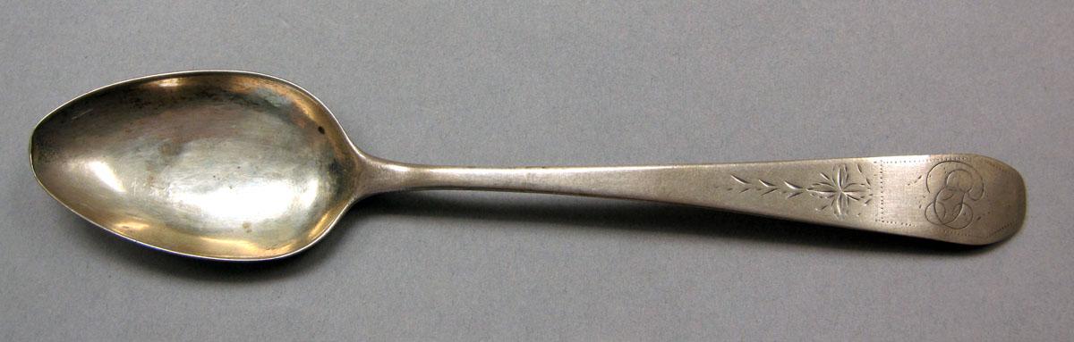 1962.0240.237 Silver spoon upper surface