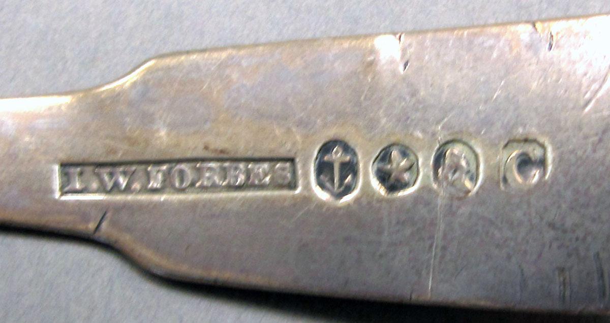 1962.0240.238 Silver spoon mark