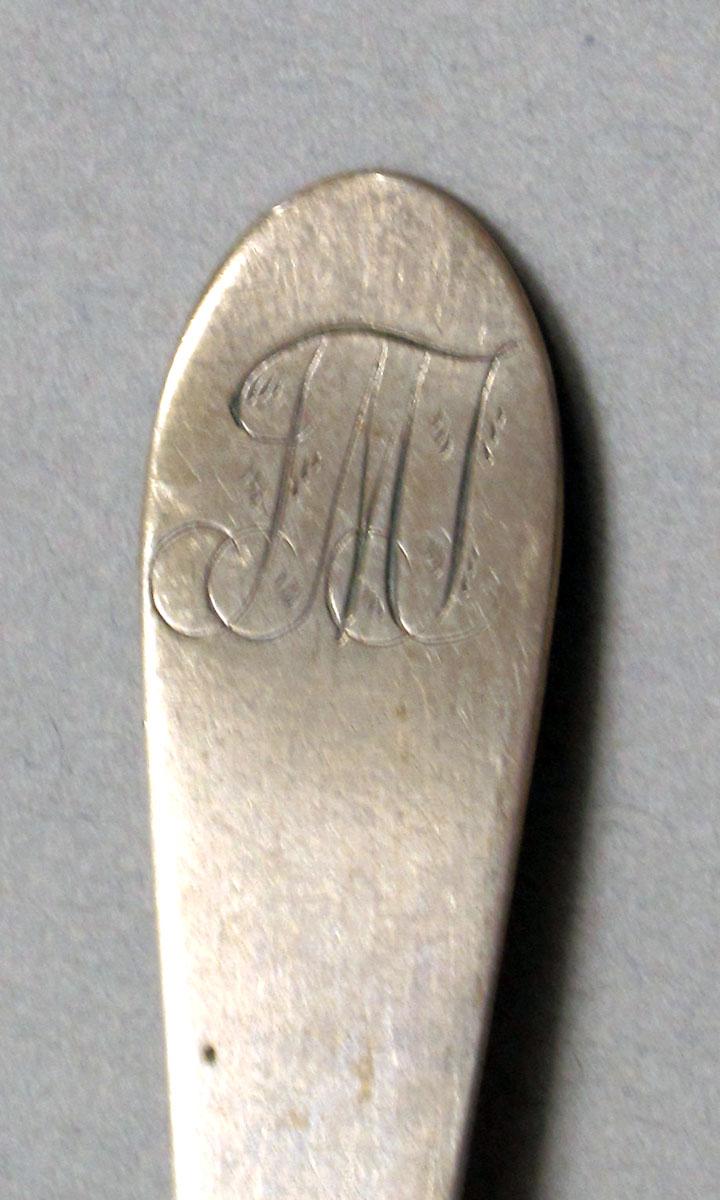 1962.0240.245 Silver spoon engraving
