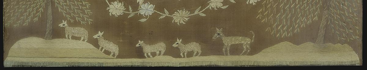 1955.0106 A Needlework Picture, Detail 9