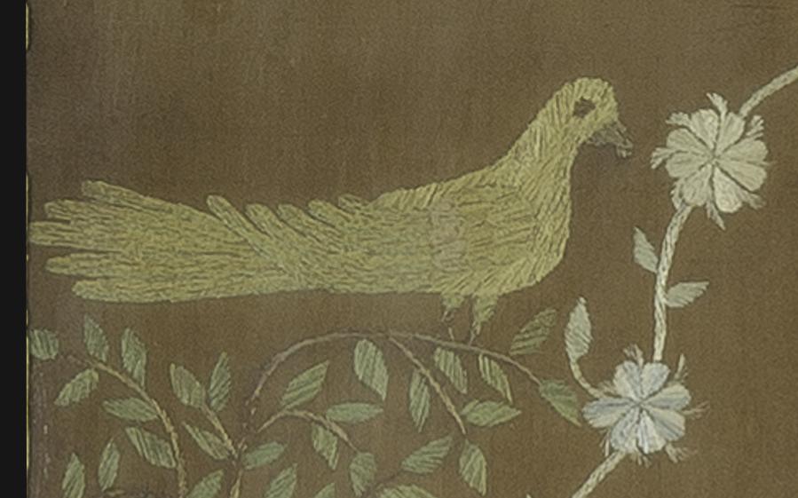 1955.0106 A Needlework Picture, Detail 15