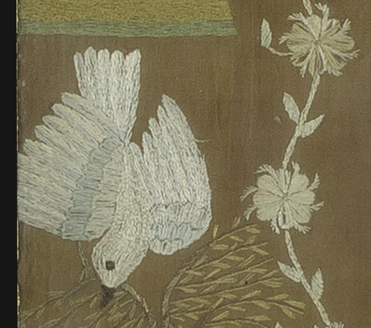 1955.0106 A Needlework Picture, Detail 17