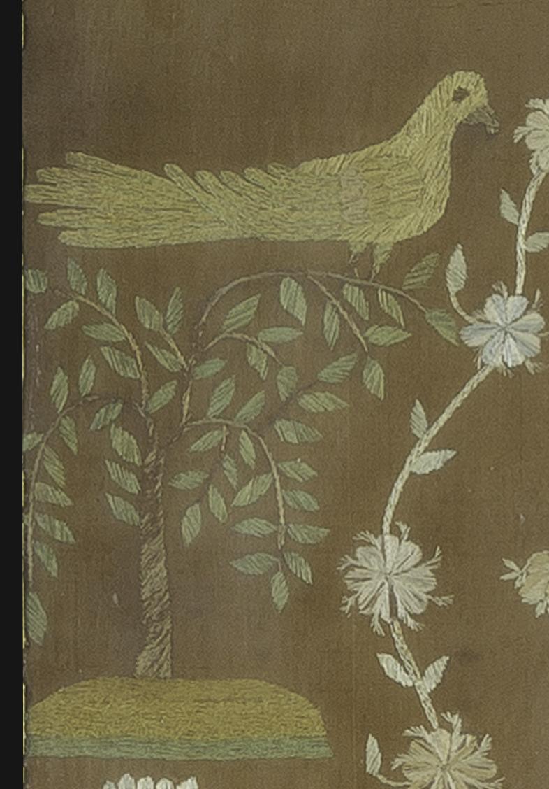 1955.0106 A Needlework Picture, Detail 5
