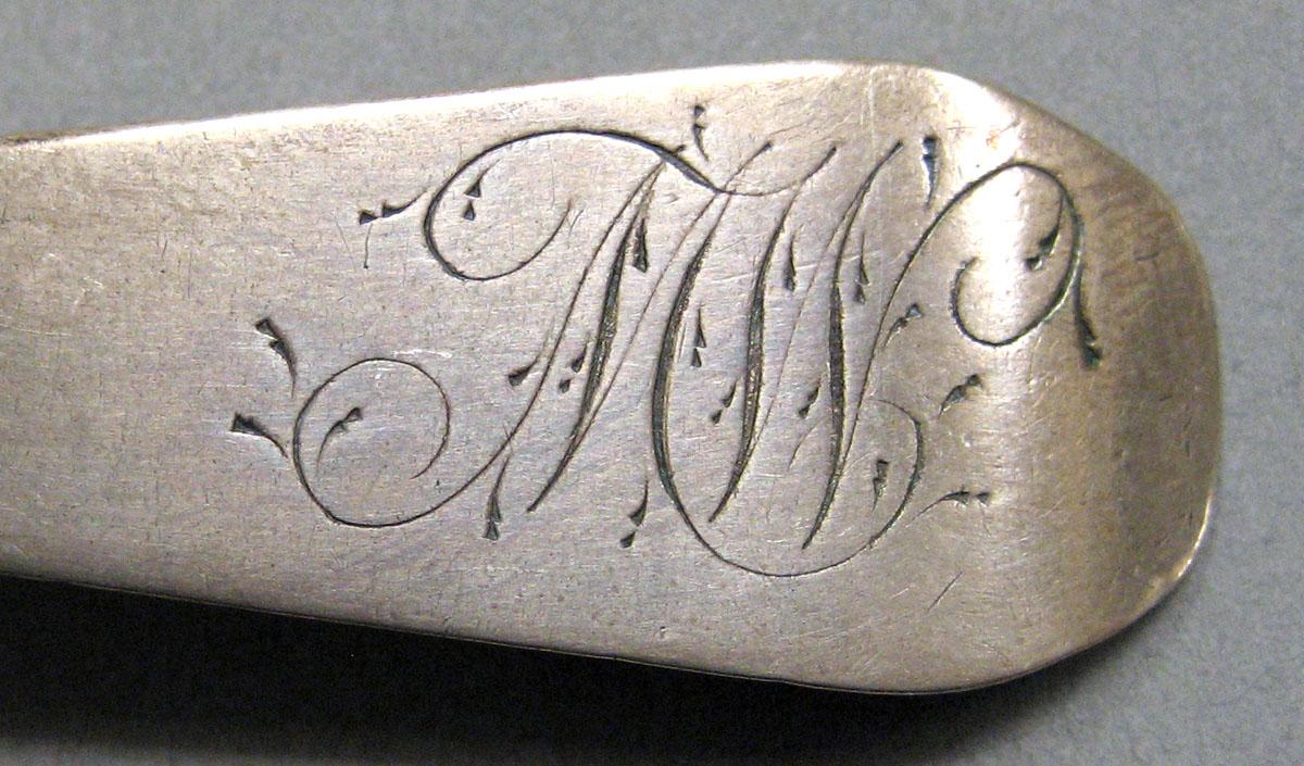 1962.0240.260 Silver Spoon engraving