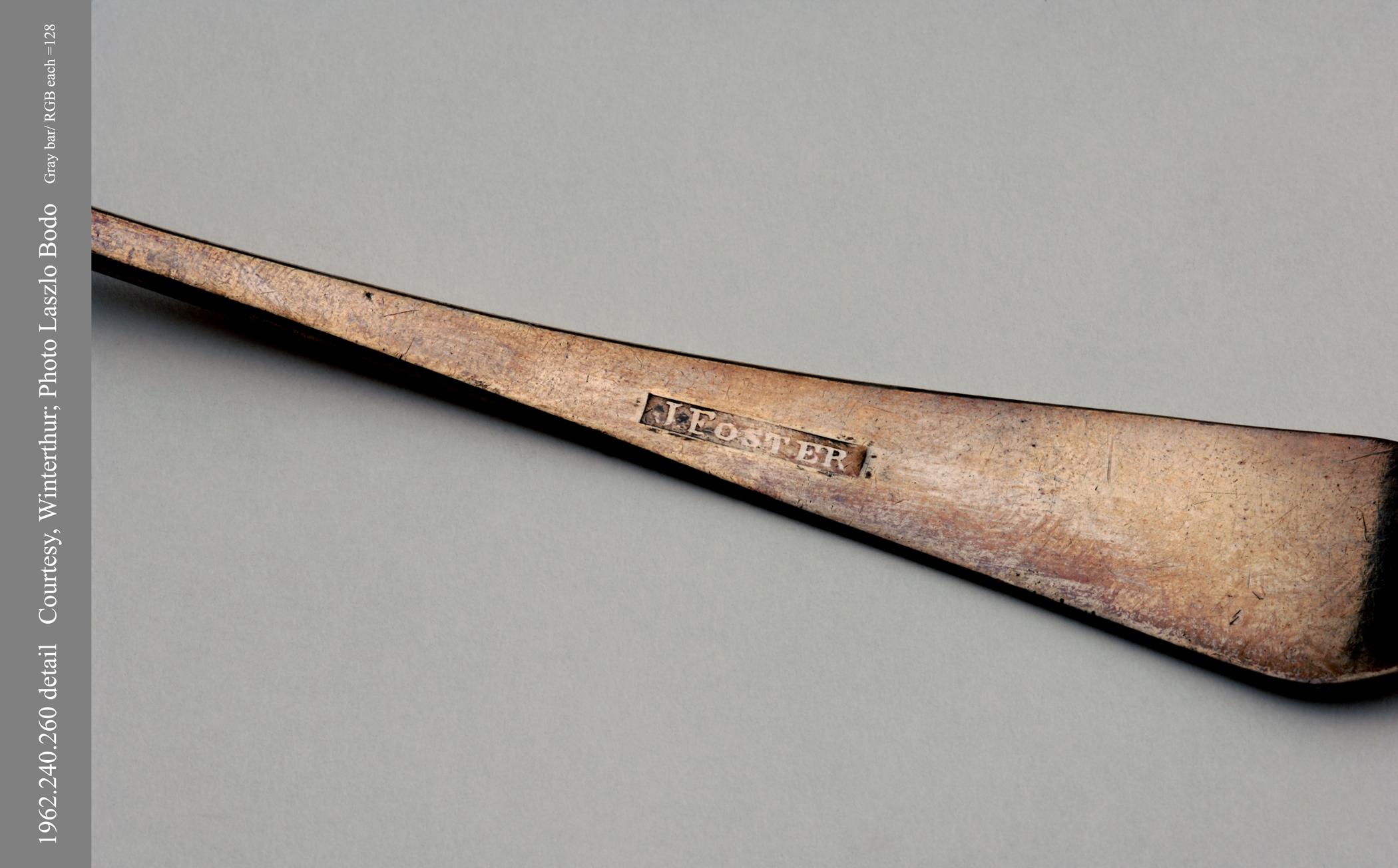 1962.0240.260 Silver spoon (mark)