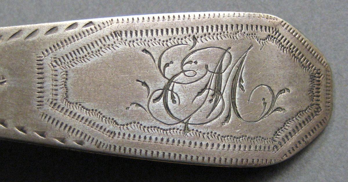 1962.0240.263 Silver Spoon engraving
