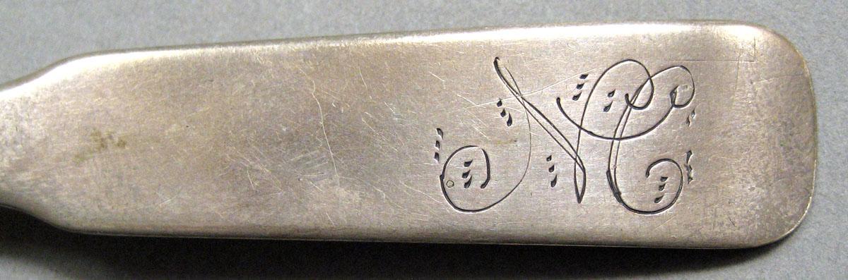 1962.0240.278 Silver Spoon engraving