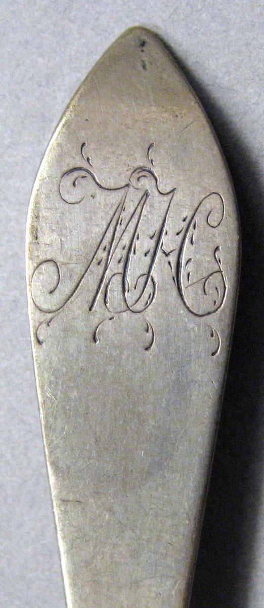 1962.0240.280 Silver Spoon engraving