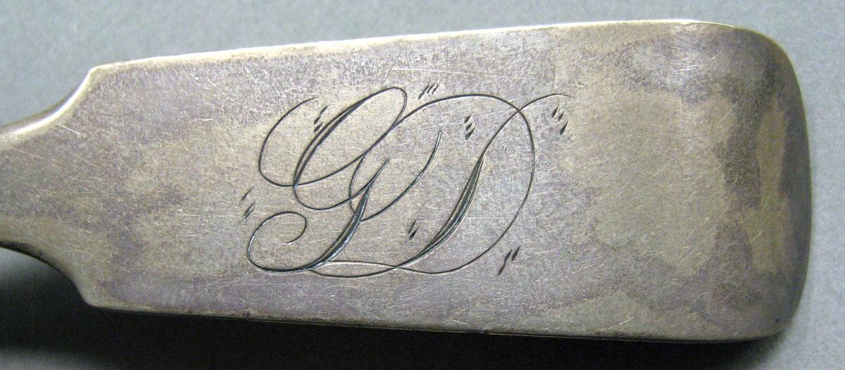1962.0240.287 Silver Spoon engraving