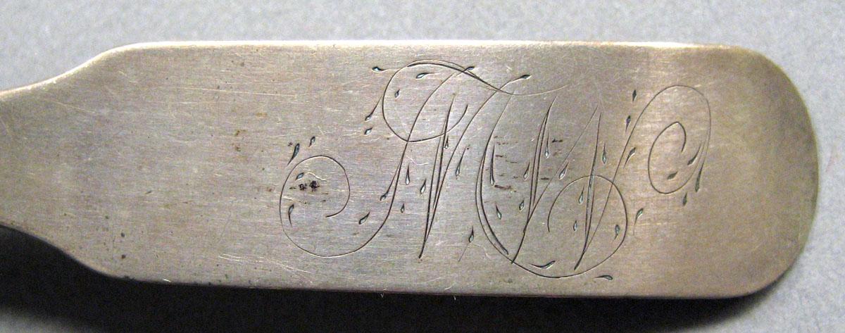 1962.0240.288 Silver Spoon engraving