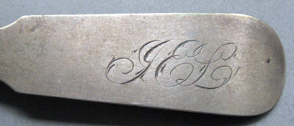 1962.0240.293 Silver Spoon engraving