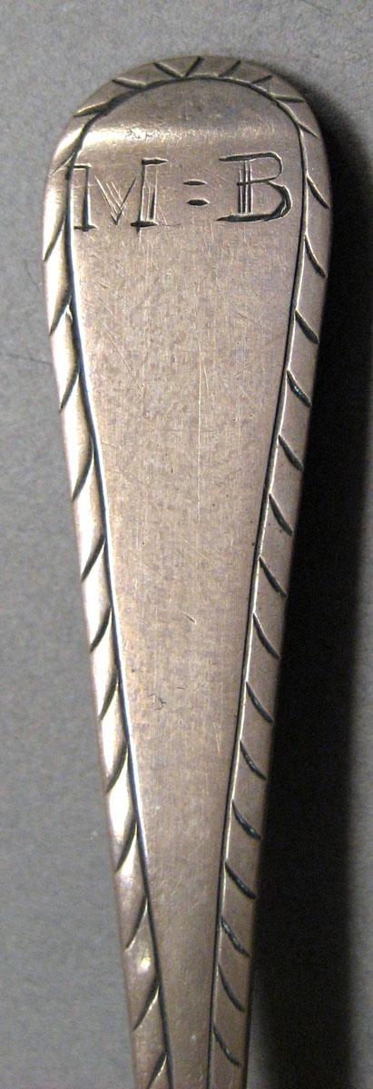 1962.0240.299 Silver Spoon engraving