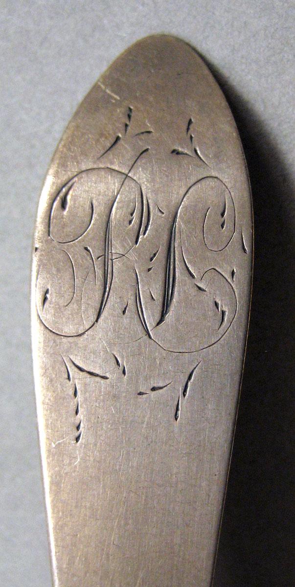 1962.0240.303 Silver Spoon engraving