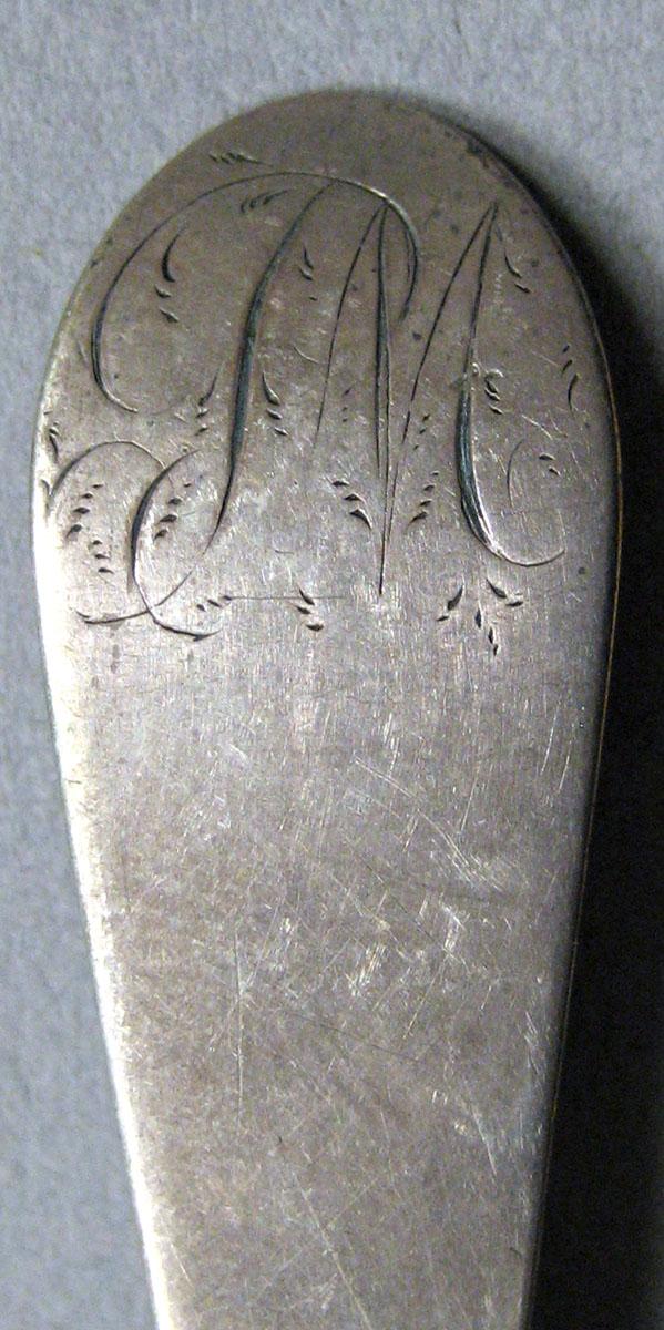 1962.0240.319 Silver Spoon engraving