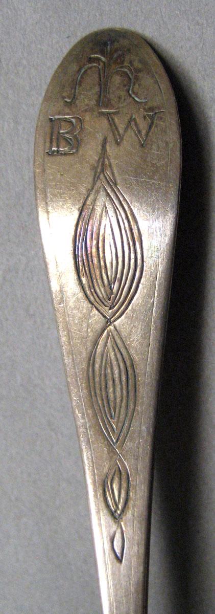 1962.0240.322 Silver Spoon engraving