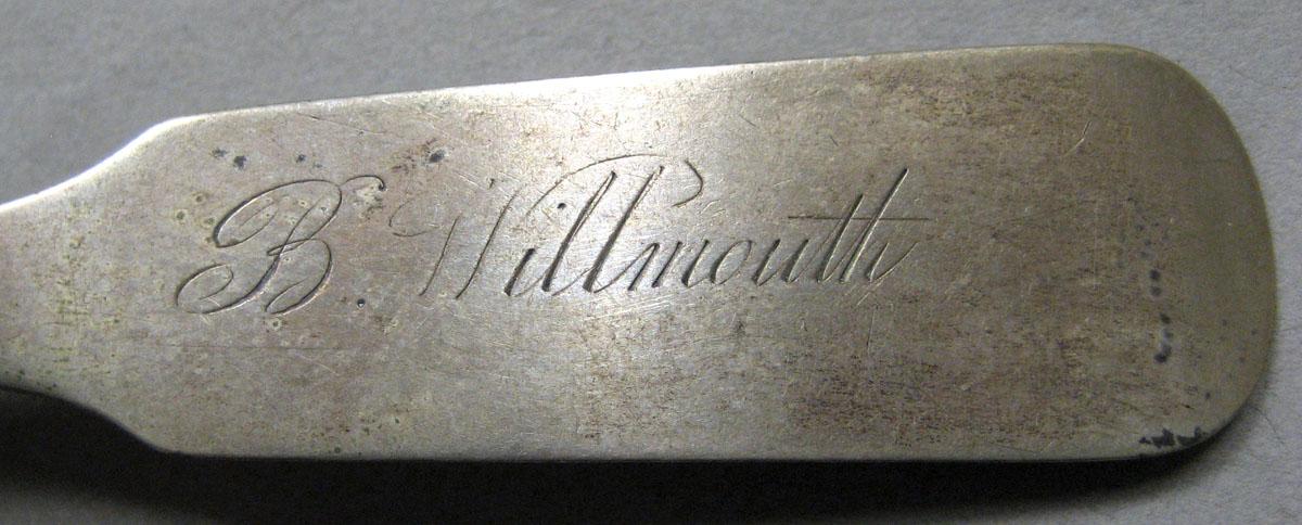 1962.0240.326 Silver Spoon engraving