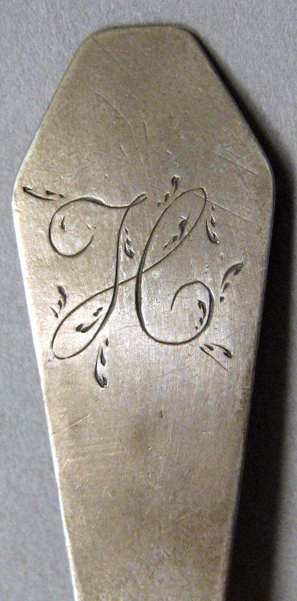 1962.0240.327 Silver Spoon engraving