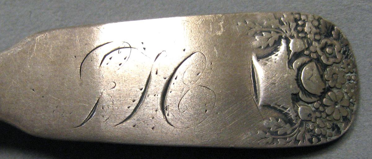 1962.0240.329 Silver Spoon engraving
