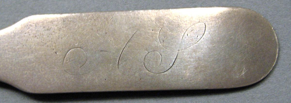 1962.0240.330 Silver Spoon engraving