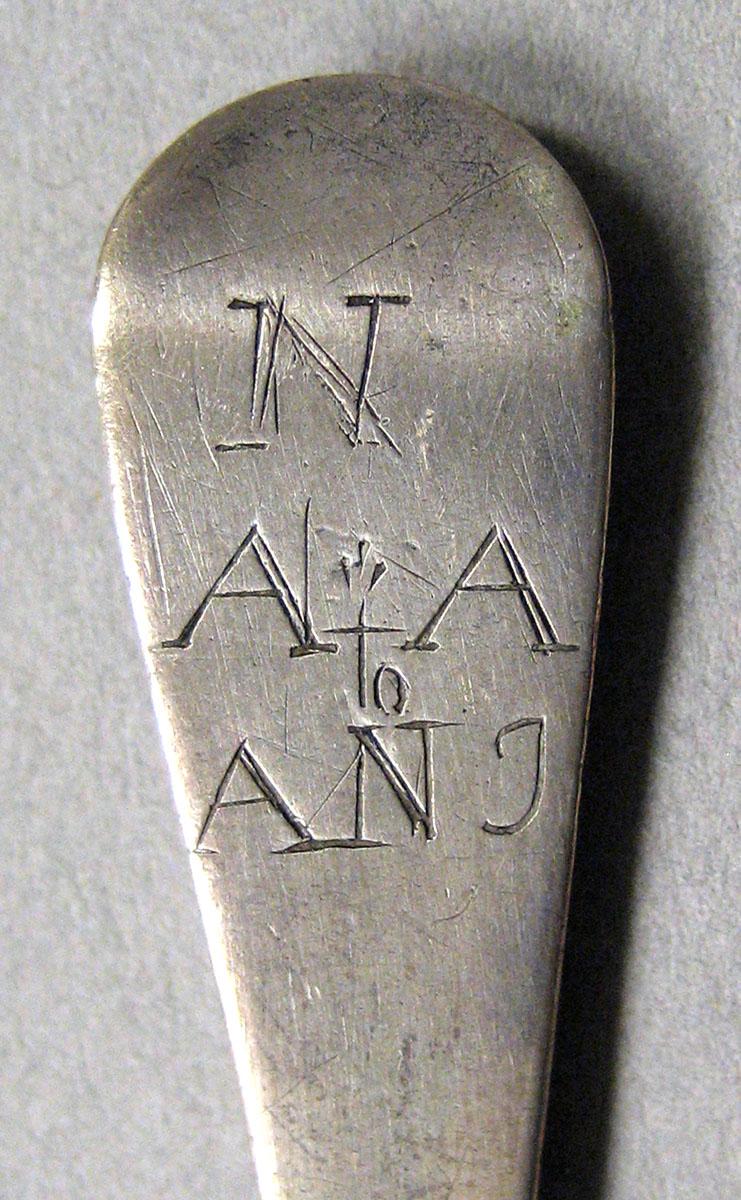 1962.0240.331 Silver Spoon engraving underside