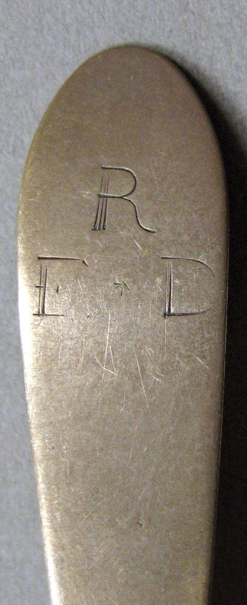 1962.0240.335 Silver Spoon engraving