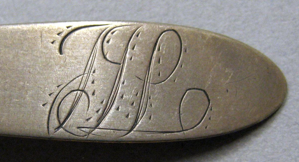 1962.0240.336 Silver Spoon engraving