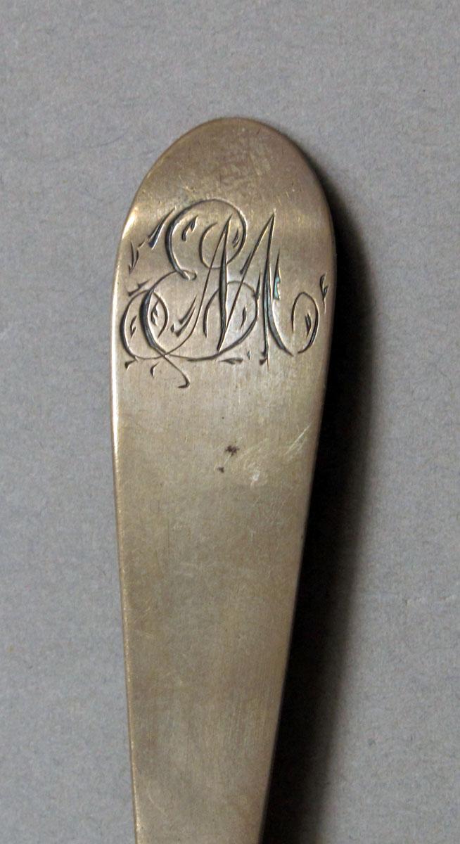 1962.0240.337 Silver spoon engraving