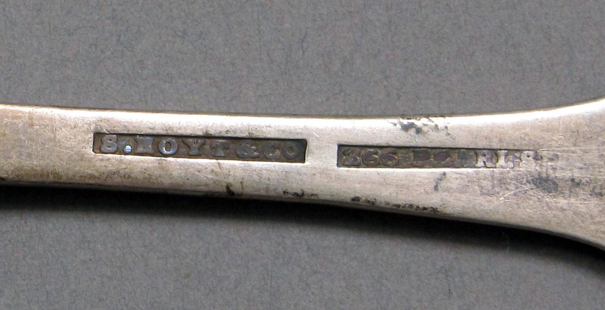 1962.0240.339 Silver spoon mark