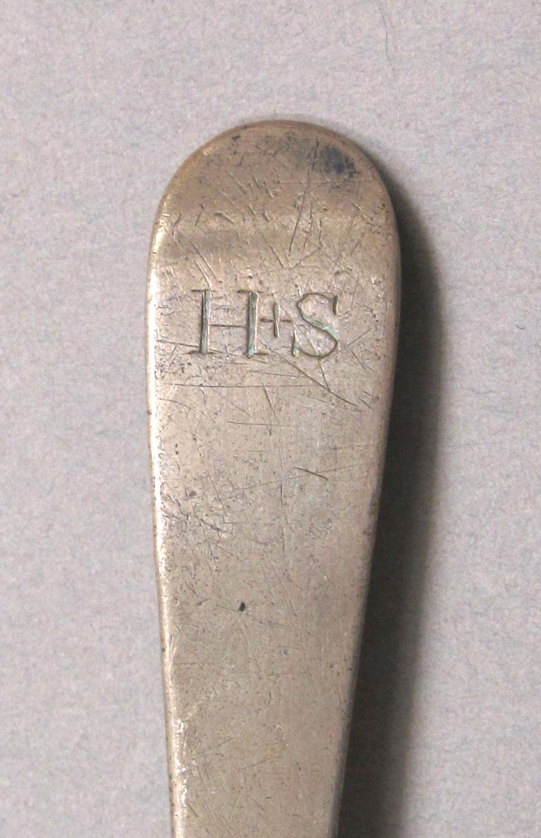 1962.0240.341 Silver spoon engraving