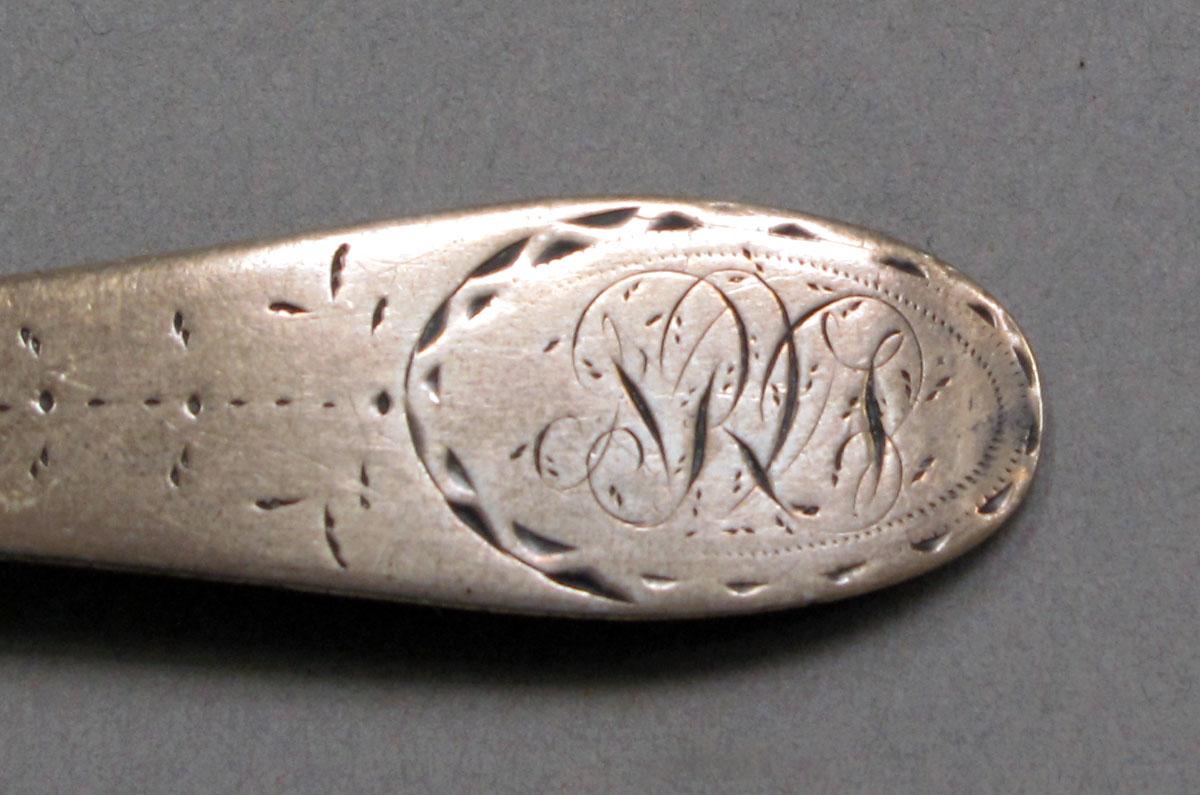 1962.0240.350 Silver spoon engraving