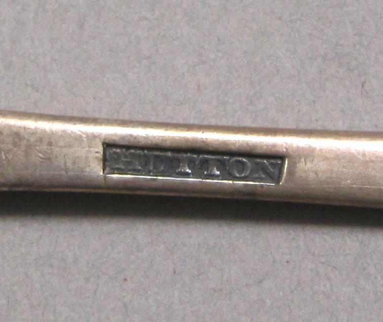 1962.0240.350 Silver spoon mark