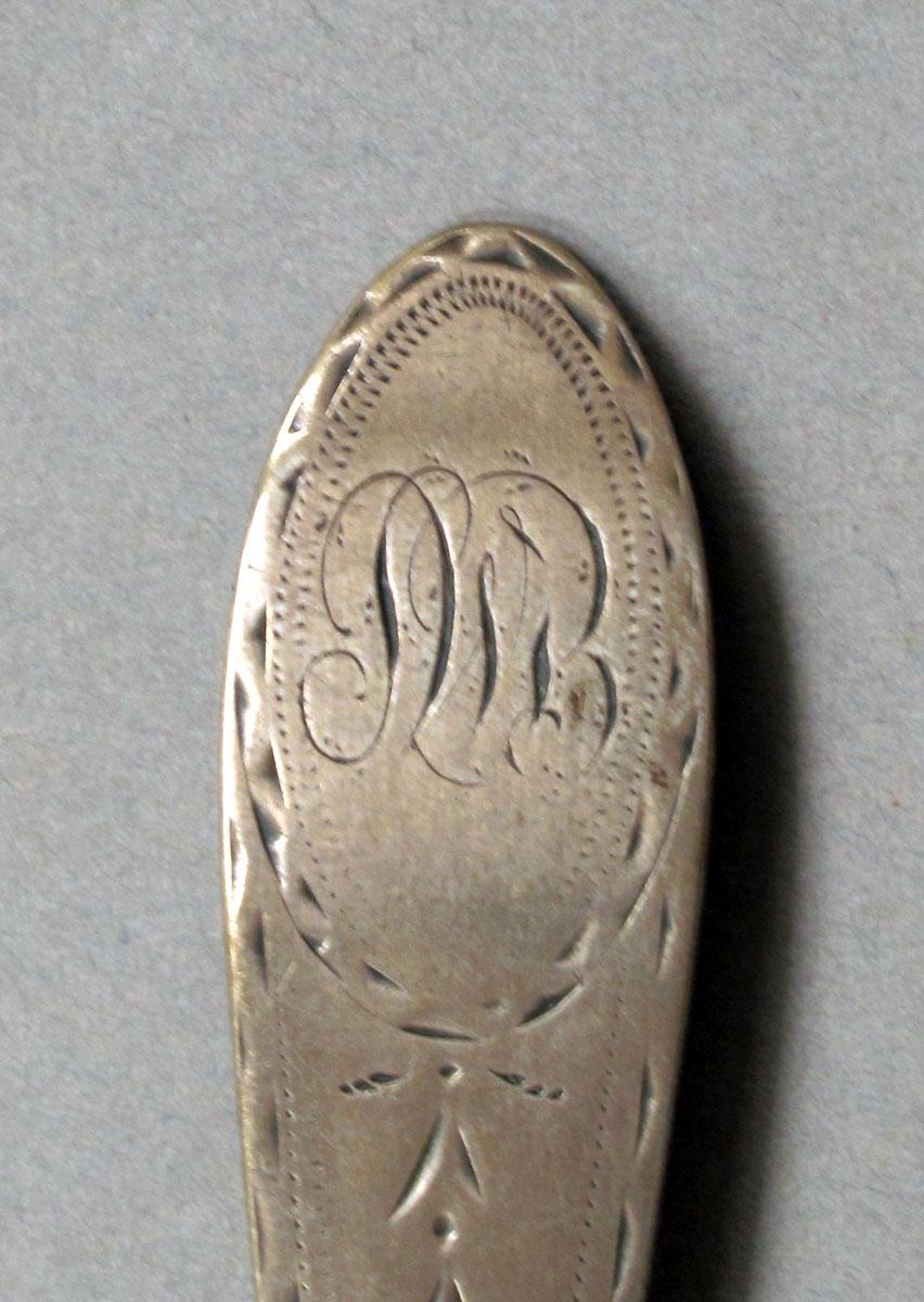 1962.0240.351 Silver spoon engraving