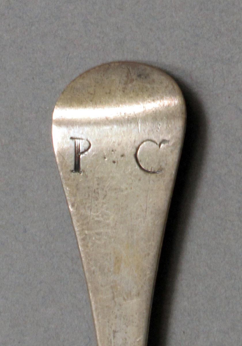 1962.0240.355 Silver spoon engraving
