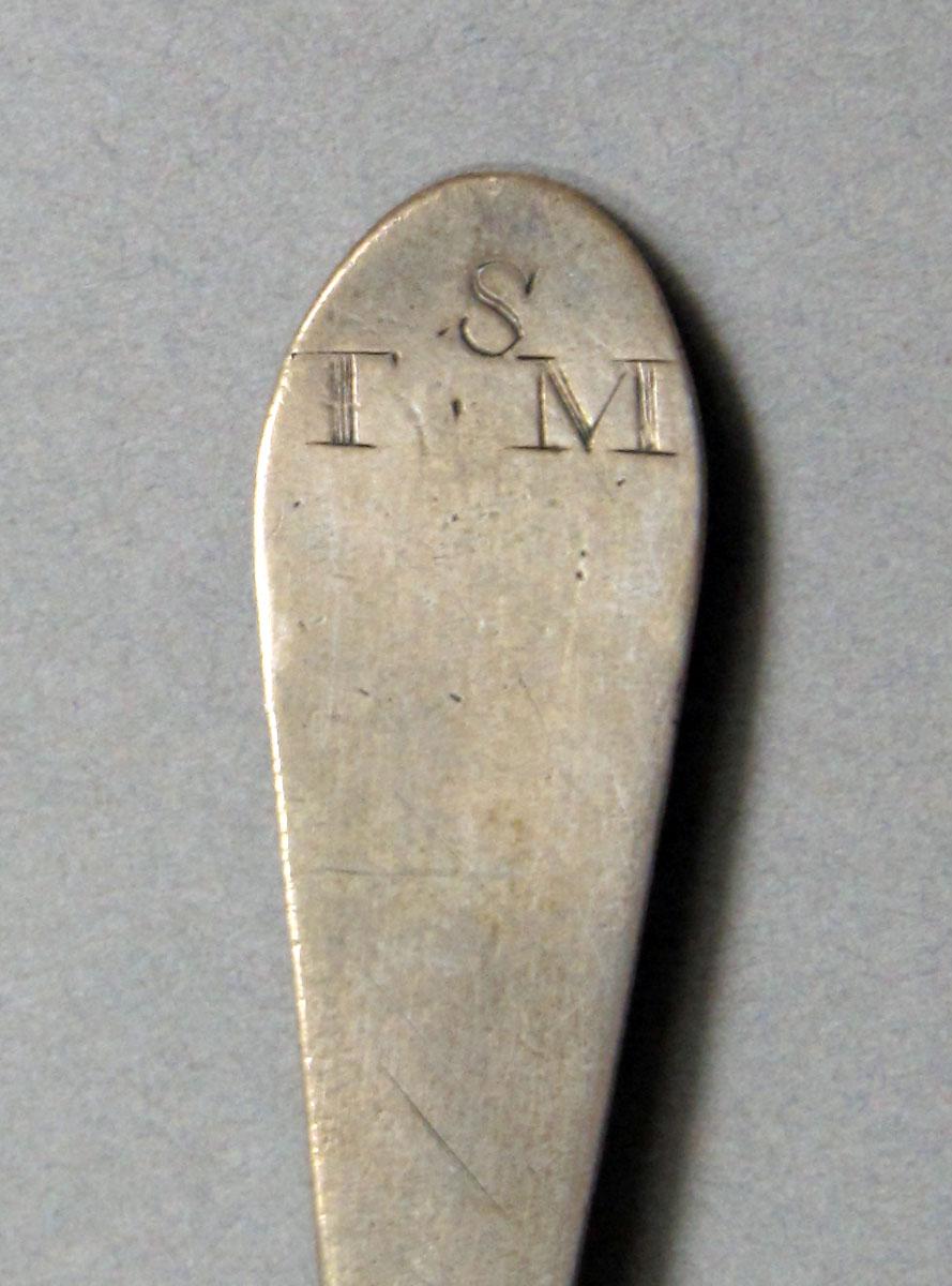 1962.0240.360 Silver spoon engraving