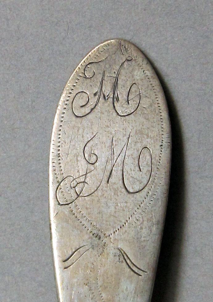 1962.0240.362 Silver spoon engraving