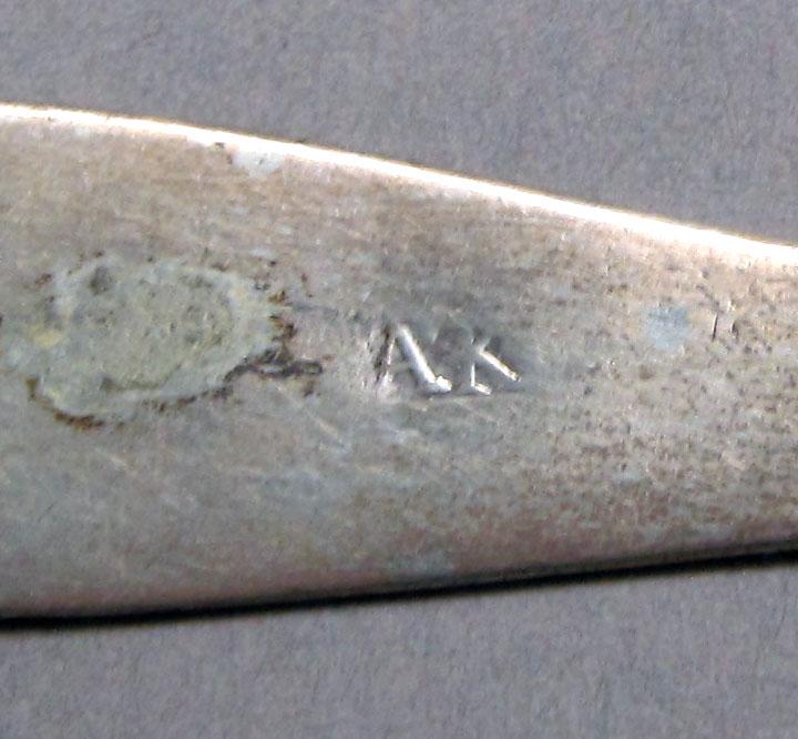 1962.0240.362 Silver spoon mark