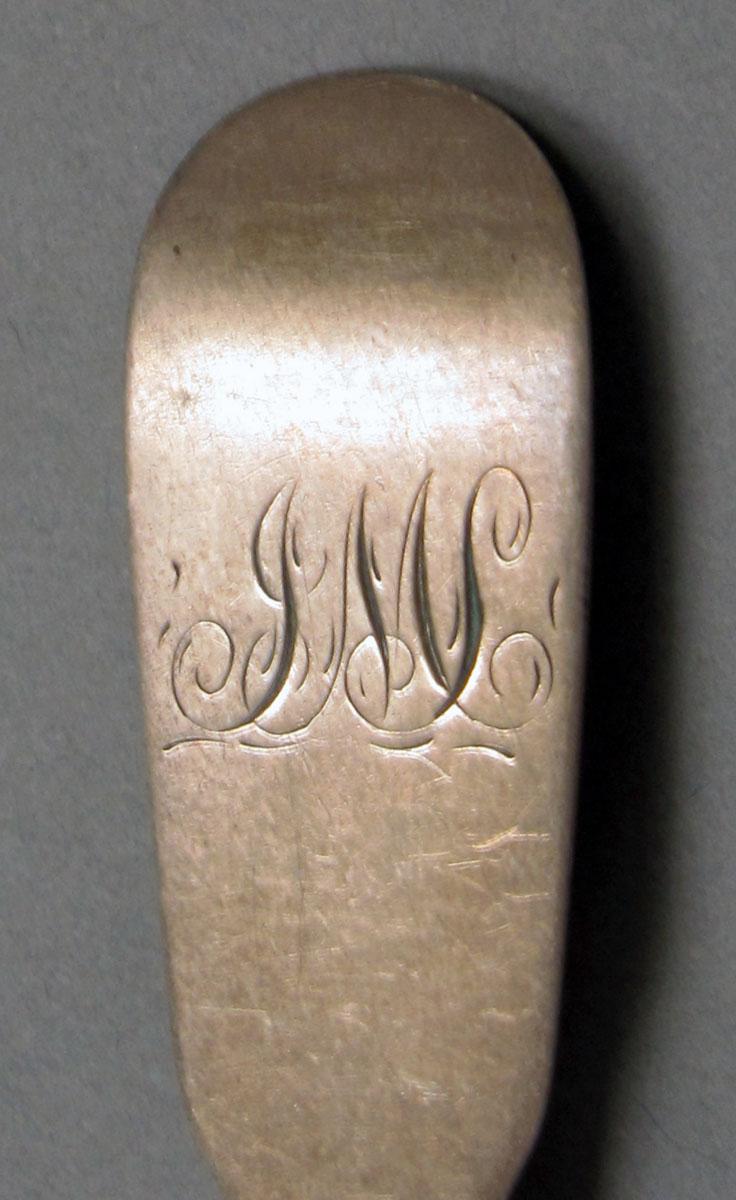 1962.0240.372 Silver spoon engraving