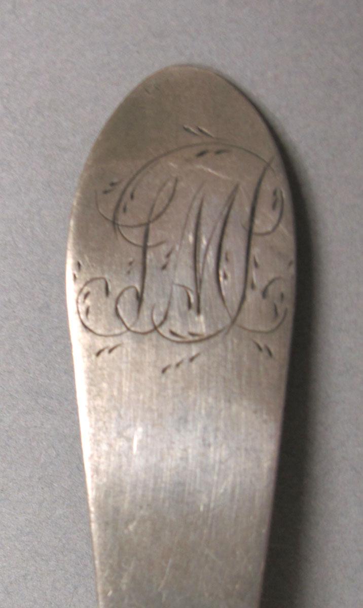1962.0240.374 Silver spoon engraving