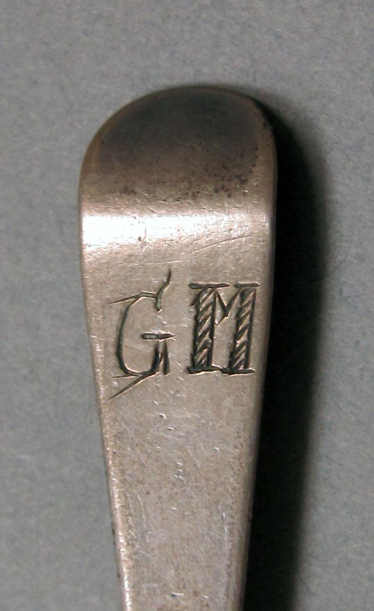 1962.0240.390 Silver spoon engraving