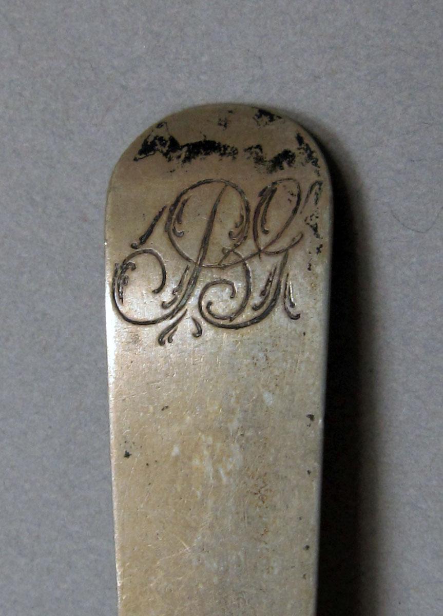 1962.0240.392 Silver spoon engraving
