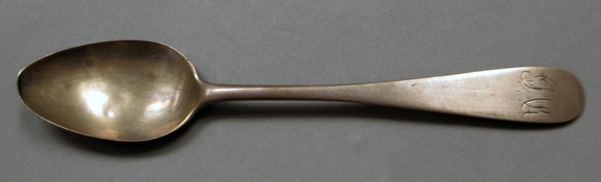 1962.0240.399 Silver spoon upper surface