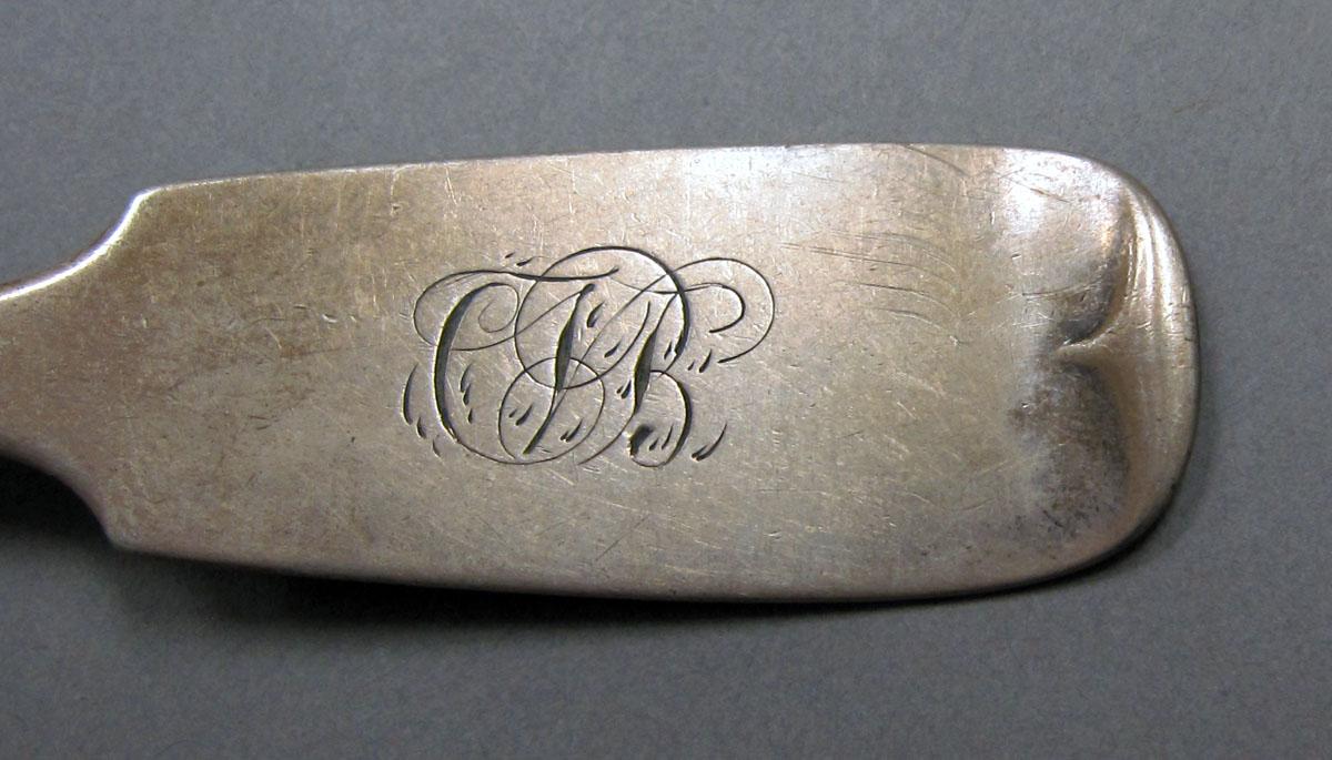 1962.0240.413 Silver spoon engraving