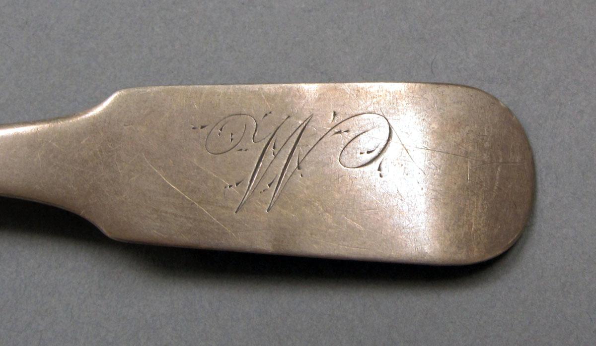 1962.0240.414 Silver spoon engraving