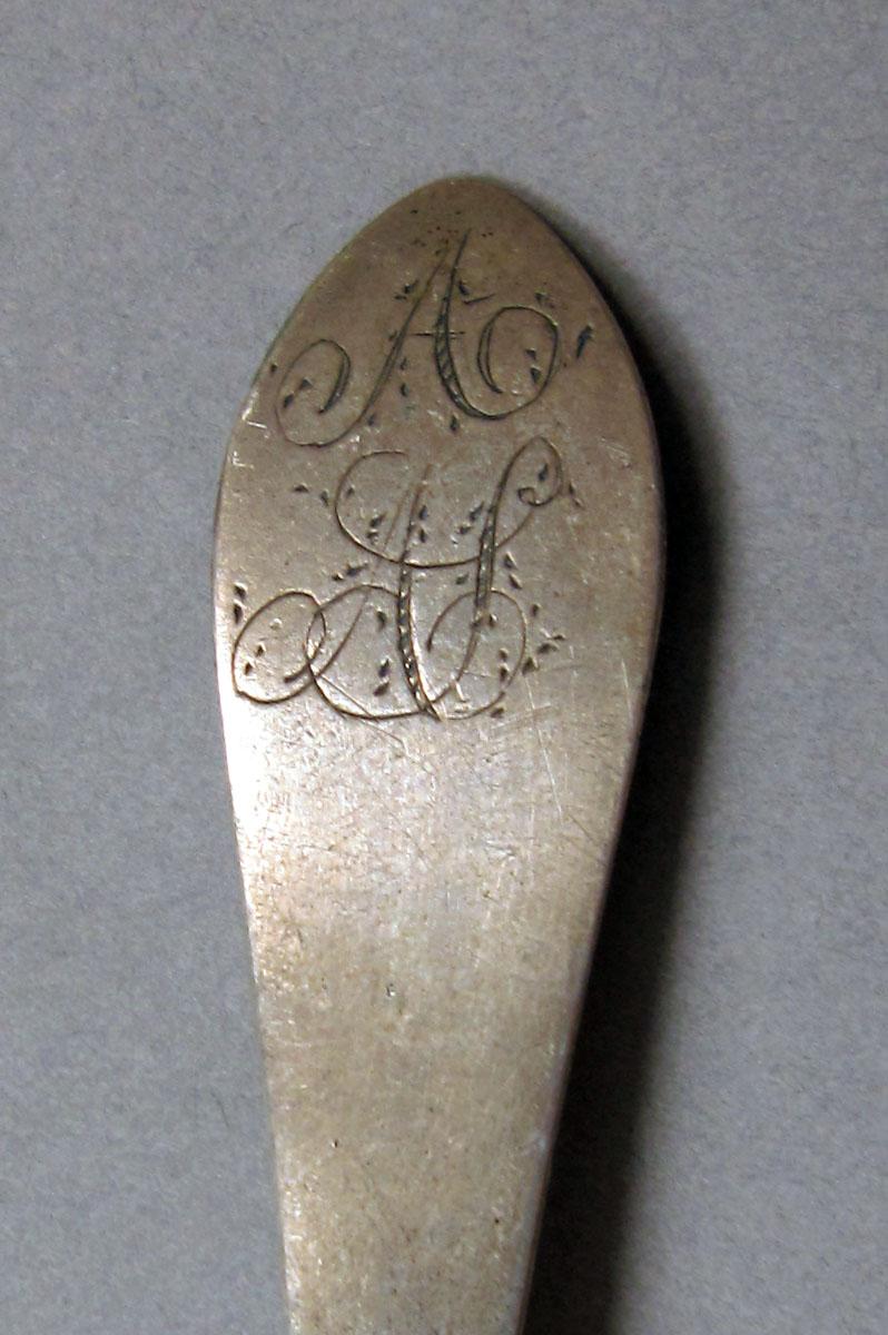 1962.0240.417 Silver spoon engraving