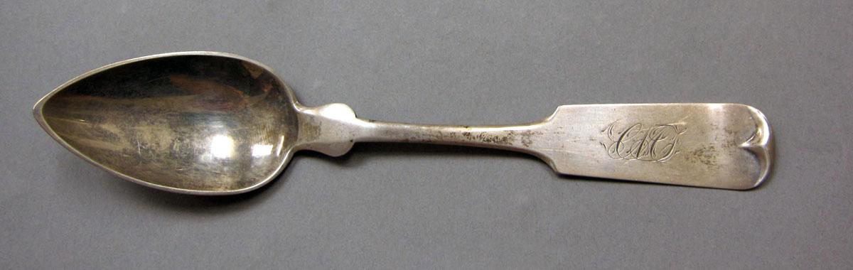 1962.0240.420 Silver spoon upper surface