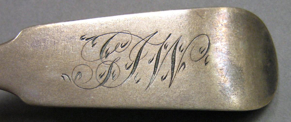 1962.0240.422 Silver Spoon engraving