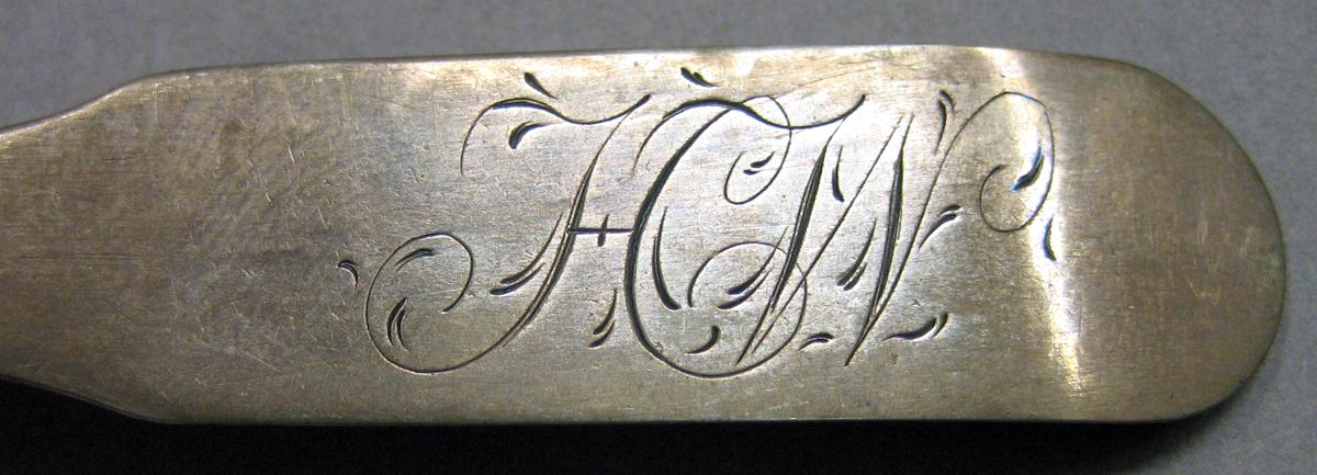 1962.0240.434 Silver Spoon engraving